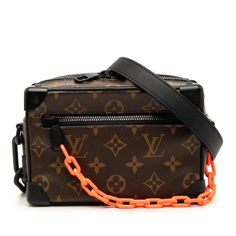 Louis Vuitton Monogram Solar Ray Soft Trunk Shoulder Bag Brown Black
